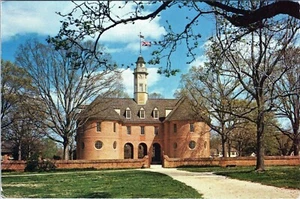 Das Kapitol Williamsburg Virginia Postkarte verschickt - Bild 1 von 2