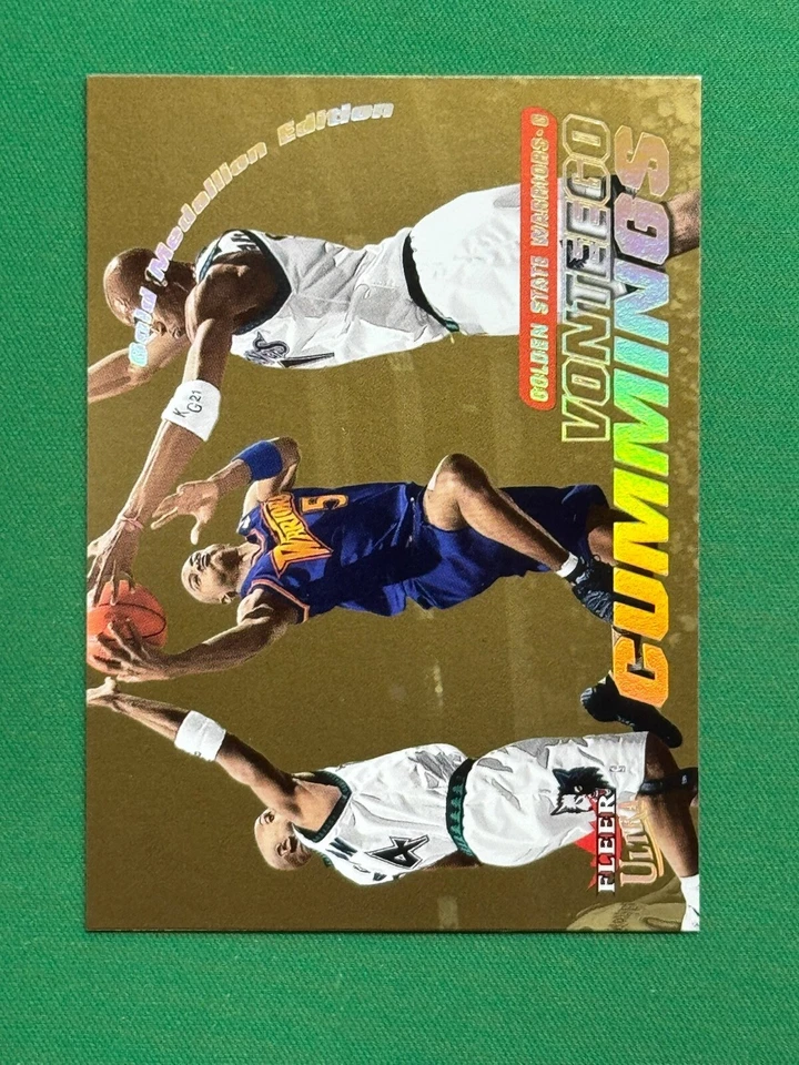 2000-01 Fleer Ultra Gold Medallion Edition Parallel #63G Vonteego Cummings - Image 1 of 2