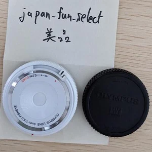 Olympus Fisheye Lens 9mm f/8 BCL-0980 Body Cap White Used Micro 4/3 Wide Angle 2 - Picture 1 of 24