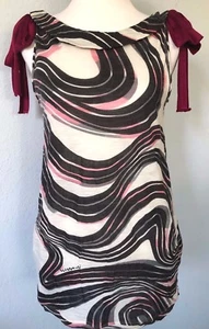 **42*8* MISSONI knitted wool stretch tunic blouse tank Top shirt Dress Tee ITALY - Picture 1 of 12