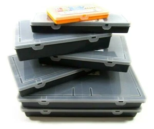 WHAM Kunststoff Aufbewahrungsbox Etui Organizer verschiedene Fächer Schraubbits - Bild 1 von 23