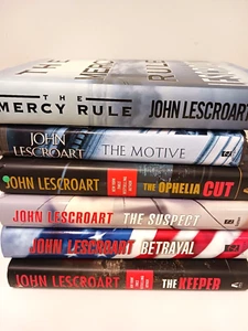 Lot 6 John Lescroart Novels HC Motive Ophelia Cut Suspect Betrayal Keeper MercyR - Picture 1 of 7