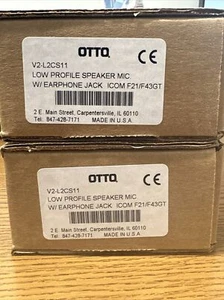 OTTO Low Profile Speaker Mic W/ Earphone Jack V2-L2CS11 - Picture 1 of 3