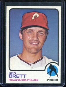 1973 Topps Baseball # 444 Ken Brett (NM-MT) Near Mint to Mint - Picture 1 of 2