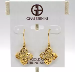Giani Bernini Earrings Diamond-cut Filigree 18K Gold over Sterling Silver $85 - Picture 1 of 4
