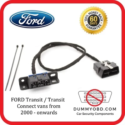SICUREZZA FURGONE FORD TRANSIT / TRANSIT CONNECT 2000 - in poi DUMMY OBD2 PORTA LOCK