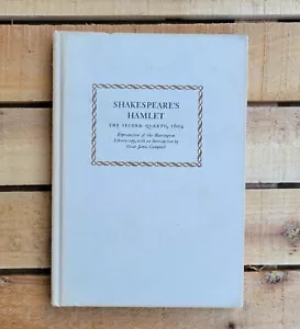 SHAKESPEARES HAMLET ~THE SECOND QUARTO, 1604~ VINTAGE 1965 BOOK - Bild 1 von 20