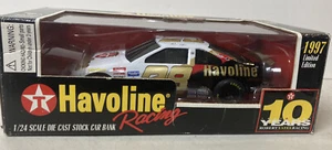 1997 Action NASCAR #28 Ernie Ervin Havoline Ford Thunderbird Diecast Bank 1:24. - Picture 1 of 2
