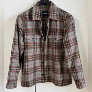 Todd Snyder Wool Blend CPO Shirt Jacket M Shacket Plaid Flannel Tweed - Picture 1 of 7