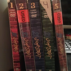 21 Jumpstreet Complete 1,2,3,4,5 Season Johnny Depp DVD Box Sets Great Shape - Picture 1 of 11