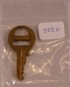 Master Lock Key # 3220 Lucchetto di Ricambio Divertimento Distributore Juke Slot Arcade - Foto 1 di 1