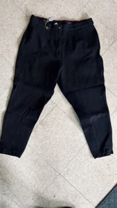 Pantalones EN CURSO Cremallera Frontal DAMAS *talla 36 Cintura Plisada Negro Asiento Completo NUEVOS** - Imagen 1 de 4