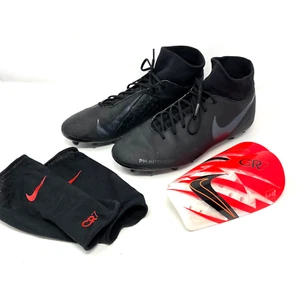 Botines de fútbol multitimpo Nike Phantom VSN para hombre negros talla 11 con espinilleras - Imagen 1 de 18