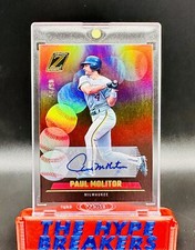 5/25 Paul Molitor AUTO 2023 Panini Chronicles Zenith Milwaukee GOLD Holo FOIL SP