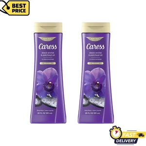 (Pack Of 2) Caress Body Wash, Black Orchid & Patchouli Oil Shower Gel 20 fl oz - Picture 1 of 21