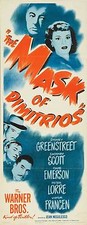 THE MASK OF DIMITRIOS Movie POSTER 14x36 Insert Sydney Greenstreet Zachary Scott