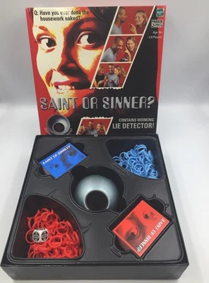 Saint or Sinner? • Lie Detector Game • Fun Prty Game • Parker Games (2002) VGC - Image 1 of 4