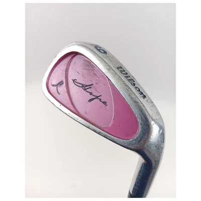 Club de Golf Wilson Hope 9 Hierro Rosa Cara Talla Grande Mujer Mano Derecha Foto 1 de 4