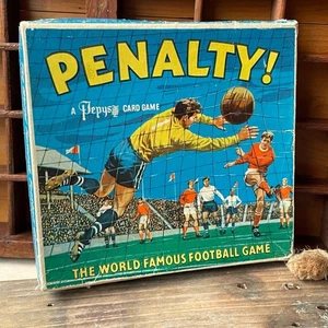 "¡PENALIZACIÓN!" - Juego de Fútbol Pepys - Años 60/70 Vintage 51 Cartas 1 Falta Sin Reglas - Imagen 1 de 12