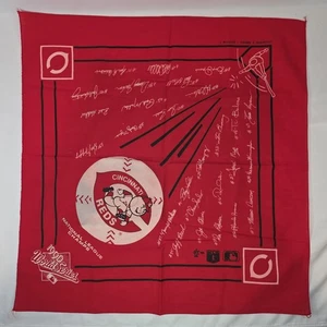 1990 Cincinnati Reds National League Champs World Series Bandana - Picture 1 of 2