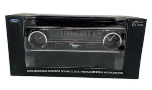 Ford 1965 Mustang Tisch Sound Uhr Thermometer & Hygrometer Limited Edition - Bild 1 von 8