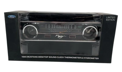 Ford 1965 Mustang Desktop Sound Clock Thermometer & Hygrometer Limited Edition - Image 1 of 4