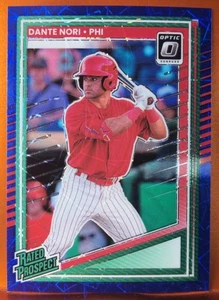 MLB - Dante Nori - Blue Velocity #190 - Rated Prospect - 2025 Donruss - Picture 1 of 2