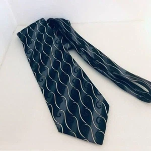 #1605 Martin Wong Screenplay silk Gray Necktie - Picture 1 of 2
