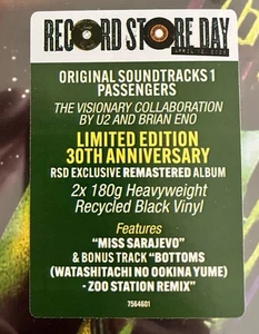 U2 / The Passengers Double LP 180 Gr Disquaire Day 2025 Original Soundtracks 1 - Bild 1 von 2