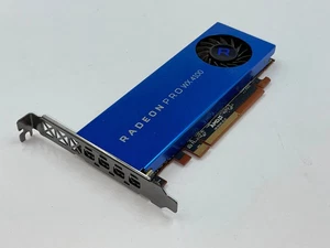 HFXTY AMD RADEON PRO WX4100 4GB GDDR5 GRAPHICS CARD - Half Height - Working Pull - Picture 1 of 3