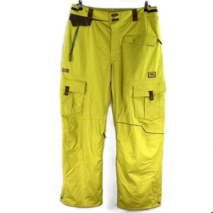 Helly Hansen 'Logan 5' Florescent Yellow Helly Tech Waterproof Ski Trousers L - Picture 1 of 7