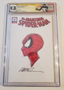 Cómic Amazing Spider-Man edición #1. Dibujado y firmado por Humberto Ramos. CGC - Imagen 1 de 4
