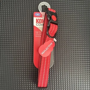 Kong Comfort High Vis Reflective Collar Red Size Medium 35.6-50.8cm - Picture 1 of 2