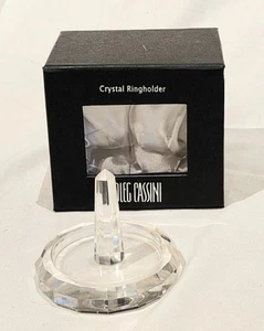 Nuevo soporte para anillo de cristal Oleg Cassini - Nuevo con etiquetas - Imagen 1 de 1