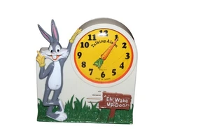 "Eh, svegliati, dottore!" Sveglia parlante Bugs Bunny -1974 vintage Janex per ricambi - Foto 1 di 7