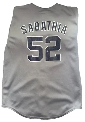 C.C. Sabathia Yankees Baseball Jersey Majestic Youth Size Large  READ ⚾️  - Image 1 of 4
