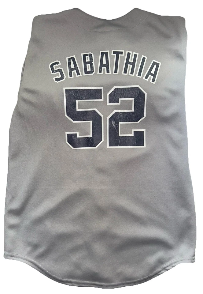 C.C. Sabathia Yankees Baseball Jersey Majestic Youth Size Large  READ ⚾️  - Image 1 of 4
