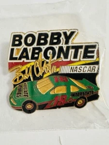 Wincraft Bobby Labonte #18 Signature 1997 Redline Sports NASCAR Lapel Pin NIP - Picture 1 of 4