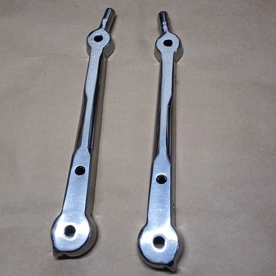 1932 Ford Roadster Windshield Stanchions Posts Stock Height Phaeton Deuce Brace - Image 1 of 4