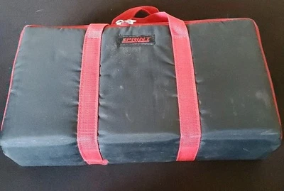 Vintage Sprint Black/red 30 Audio Cassette Tape Case Handles - Image 1 of 3