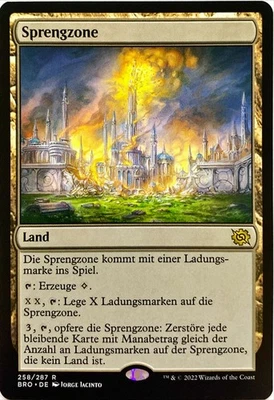 MTG - Blast Zone/Sprengzone - BRO - Deutsch - NM - Bild 1 von 2