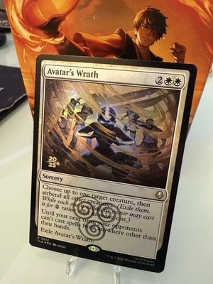 Prerelease FOIL AVATAR'S WRATH MTG The Last Airbender  NM/unplayed in Hand - Image 1 of 2