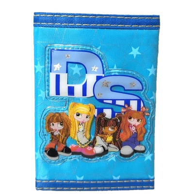 NEW WITH TAG 2002 DIVA STARZ  BLUE MATTEL TRIFOLD WALLET 3-1/2" 4-1/2" - Image 1 of 2