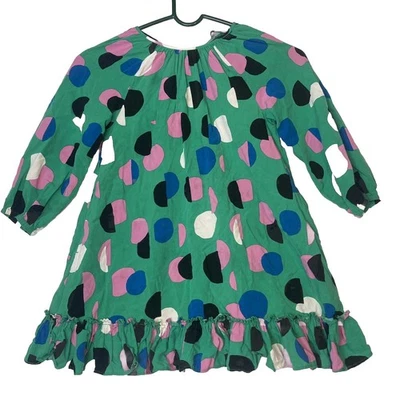 Stella McCartney Kids Girls Size 6 Circle Long Sleeves Multicolor Sundress - Image 1 of 4