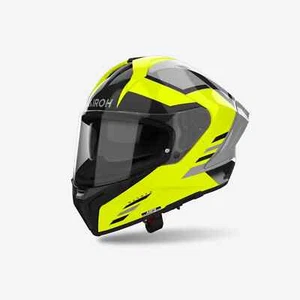 CASCO INTEGRALE AIROH MATRYX THRON - GIALLO LUCIDO - TAGLIA S - Foto 1 di 2
