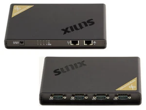 Ethernet Converter RJ45 TCP/IP to RS232 Serial 4 PORTS COM RS-232 DB9 SUNIX - Picture 1 of 4
