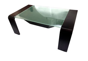 Couchtisch PEGASUS aus Glas und Mahagoni von Stressless - Bild 1 von 4