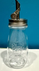 Botella de vidrio de aceite en relieve Bormioli Rocco Quattro Stagioni 13,5 OZ con boquilla #08 - Imagen 1 de 6
