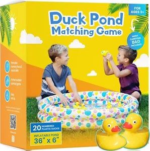 Duck Pond Matching Carnival Game Outdoor Games for Kids Birthday Party Fun GAME - Picture 1 of 7