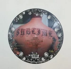 SUBLIME s/t ER20021 LP Vinyl VG++ Picture Disc - Picture 1 of 2